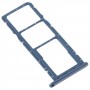 Tarjeta SIM Tray + Tarjeta SIM Tray + Micro SD Tarjeta Bandeja para Huawei Disfruta de 9E (azul)