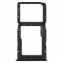 SIM-Karten-Tablett + SIM-Karten-Tablett / Micro SD-Karten-Tablett für Huawei Nova 4E (schwarz)