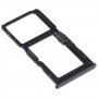 SIM-карты поднос + лоток для SIM-карты / Micro SD-карточный лоток для Huawei Nova 4e (черный)