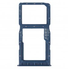 SIM-Karten-Tablett + SIM-Karten-Tablett / Micro SD-Karten-Tablett für Huawei Nova 4e (blau)