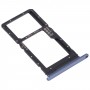 Tarjeta SIM Tray + Tarjeta SIM Tray / Micro SD Tarjeta Tray for Honor Play 5T (Azul)