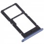 SIM Card Tray + SIM ბარათის უჯრა / მიკრო SD ბარათის უჯრა პატივისცემა 5t (ლურჯი)
