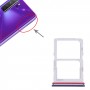 SIM Card Tray + NM Card Tray for Huawei nova 7 SE 5G Youth(Purple)