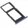 SIM-kártya tálca + SIM kártya tálca / Micro SD kártya tálca a Huawei számára Élvezze a 20 5G (kék)