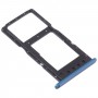 SIM-kortfack + SIM-kortfack / Micro SD-kortfack för Huawei Njut av 20 5g (blå)