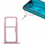 Vassoio della scheda SIM + vassoio della scheda SIM / vassoio della scheda Micro SD per Honor 9x Lite (rosa)