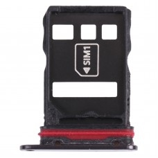 SIM-kártya tálca + NM kártya tálca a Huawei Mate 30e Pro 5G-hez (fekete)