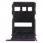 SIM Card Tray + NM Card Tray for Huawei Mate 30E Pro 5G (Dark Purple)
