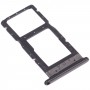 SIM-Karten-Tablett + SIM-Karten-Tablett / Micro SD-Karten-Tablett für Huawei p Smart (2019) (schwarz)