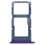 SIM Card Tray + SIM Card Tray / Micro SD Card Tray for Huawei P Smart (2019)(Purple)