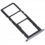 SIM-Karten-Tablett + SIM-Karten-Tablett + Micro SD-Karten-Tablett für Huawei genießen 8E (schwarz)