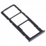 SIM-Karten-Tablett + SIM-Karten-Tablett + Micro SD-Karten-Tablett für Huawei Nova 2 Lite / Y7-Prime (2018) (schwarz)