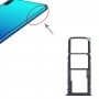 SIM Card Tray + SIM Card Tray + Micro SD Card Tray for Huawei Y7 Pro 2018 (Blue)