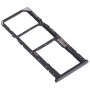 Tarjeta SIM Tray + Tarjeta SIM Tray + Micro SD Tarjeta Bandeja para Huawei Disfrute 8 (Negro)