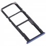 SIM Card Tray + SIM Card Tray + Micro SD Card Tray for Huawei Enjoy 8 (Blue)