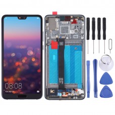 LCD Screen and Digitizer Full Assembly with Frame for Huawei P20 (Twilight)