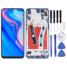 LCD Screen and Digitizer Full Assembly with Frame for Huawei Y9 Prime (2019) (Blue)