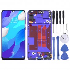 LCD Screen and Digitizer Full Assembly with Frame for Huawei Nova 5 Pro (Purple)