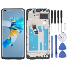 LCD Screen and Digitizer Full Assembly with Frame for Huawei Mate 40 Lite (Black)