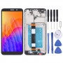 LCD Screen and Digitizer Full Assembly With Frame for Huawei Y5p (Black)