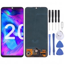 OLED Material LCD Screen and Digitizer Full Assembly for Honor 20 Lite / Y8p / P Smart S