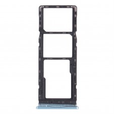 SIM卡托盘+ SIM卡托盘+ Micro SD卡托盘用于Infinix Hot 10 Play / Smart 5（印度）X688C X688B（绿色）