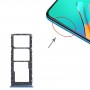 Vassoio della scheda SIM + vassoio della scheda SIM + vassoio della scheda micro SD per infinix hot 10 Play / Smart 5 (India) x688c x688b (blu)