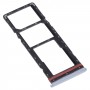 SIM Card Tray + SIM Card Tray + Micro SD Card Tray for infinix Hot 8 Lite X650(Grey)