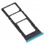 SIM-Karten-Tablett + SIM-Karten-Tablett + Micro SD-Karten-Tablett für Infinix Smart 5 x657 x657c (grün)