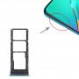 Vassoio della scheda SIM + vassoio della scheda SIM + vassoio della scheda micro SD per infinix smart 5 x657 x657c (verde)
