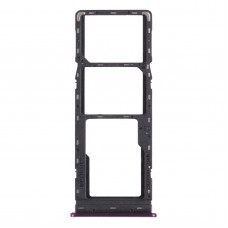 SIM Card Tray + SIM Card Tray + Micro SD Card Tray for infinix S5 X652(Purple) 