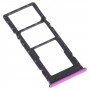 SIM Card Tray + Sim Card Tray + Micro SD ბარათის უჯრა infinix S5 X652 (Purple)