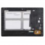 Pantalla LCD y montaje completo de digitalizador con marco para Lenovo Idea Tab S6000 (Negro)