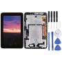 LCD Screen and Digitizer Full Assembly with Frame for Lenovo Idea Tab A2107(Black)
