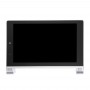 LCD Screen and Digitizer Full Assembly with Frame for 8 inch Lenovo YOGA Tablet 2 830 / 830f (Silver)