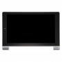 Ekran LCD i digitizer pełny montaż z ramką do tabletu Lenovo Yoga 10 / B8000 (srebrny)