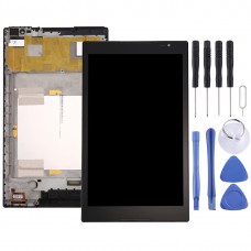 ЖК-экран и цифрователь полной сборки с рамкой для планшета Lenovo S8-50 / S8-50F / S8-50L (черный)