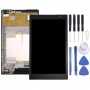РК-екран та цифровий екран повний збірки з рамою для таблетки Lenovo S8-50 / S8-50F / S8-50L (чорний)