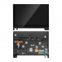 LCD екран и дигитализатор Пълна монтаж с рамка за Lenovo Yoga Tab 3 10.1 YT3-X50F YT3-X50 (черен)