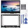 1366 x 768 HD LCD-екран та цифровий екран повна збірка з рамкою для Lenovo IdeaPad Flex 5-14 5-1470 5-1480 (чорний)