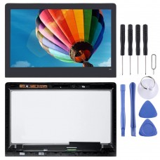 3200 x 1800 LCD Screen and Digitizer Full Assembly with Frame for Lenovo YOGA 4 Pro LTN133YL05 (Black) 