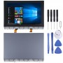 LCD-skärm och digitizer Fullständig montering för Lenovo Yoga Book YB1-X91 YB1-X91L YB1-X91F (grå)