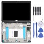 LCD Screen and Digitizer Full Assembly with Frame for Lenovo Tab P10 TB-X705, TB-X705L, TB-X705F, TB-X705N(Black)