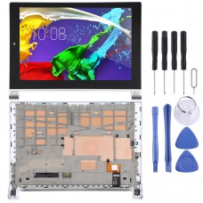 LCDスクリーンとデジタイザーがレノボヨガタブレット2 / 1050,1050F、1050L、1050LC（銀） 