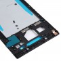 ორიგინალური წინა საბინაო LCD ჩარჩო Bezel Plate for Lenovo Tab 4 8.0 TB-8504X, TB-8504F (შავი)