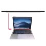 Material de vidrio Pantalla LCD Pantalla Frontal Bezel Logo Cubierta para MacBook Pro 16 Inch A2141 2019 (gris)