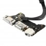 USB Power Audio Jack доска для MacBook Air 11 дюймов A1465 (2012) MD223 820-3213-A 923-0118