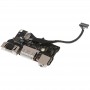 USB כוח אודיו ג 'ק לוח עבור MacBook Air 13 A1466 (2013-2018) 820-3455-A 923-0439