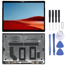 LCD Screen and Digitizer Full Assembly for Microsoft Surface Pro X 1876 M1042400(Black) 