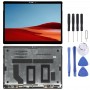 LCD-skärm och digitizer Fullständig montering för Microsoft Surface Pro x 1876 M1042400 (Svart)